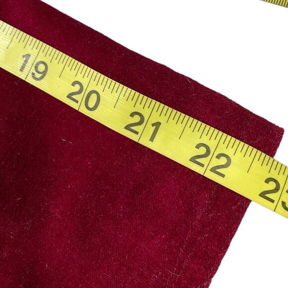 Tibetan Trader Blazer Small Velvet Embroidered Cotton Mock Neck Jacket Burgundy - Picture 14 of 15